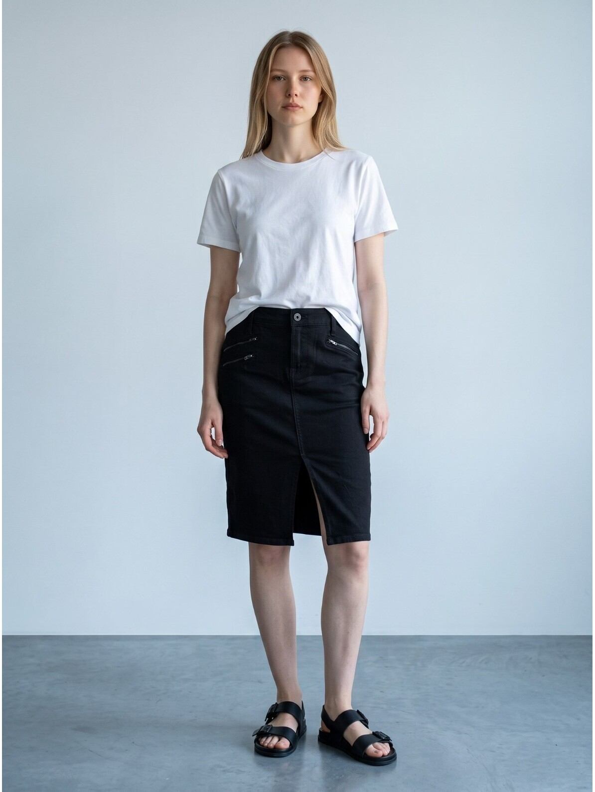 Nwt Lucky Brand Rare Vintage Y2k Mini Skirt-Size 4/27-Black Denim